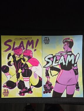 SLAM! #3 & #4 Boom! Box Comic Lot – Indie Roller Derby Series